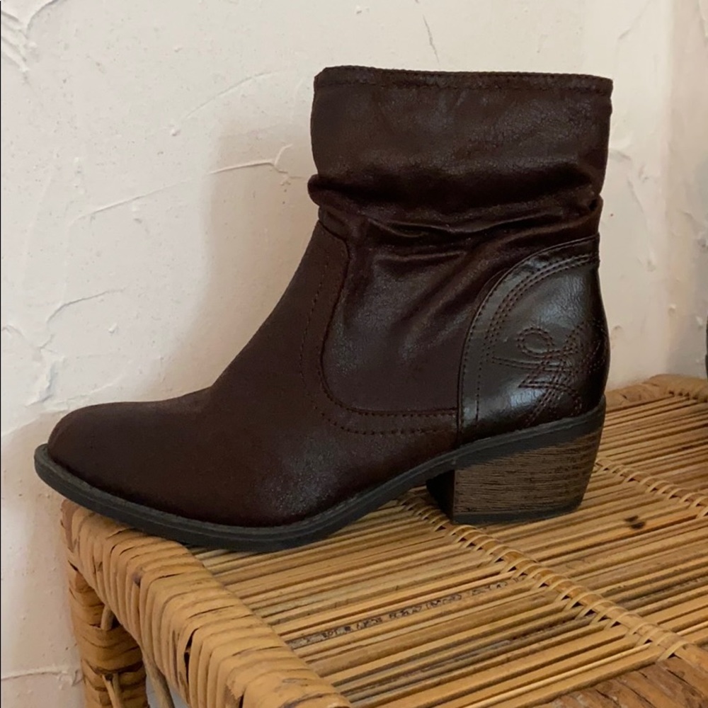 Dark brown boots